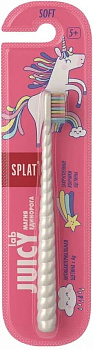 Щетка зуб детская  SPLAT  JUICY LAB Магия единорога жемчужная
