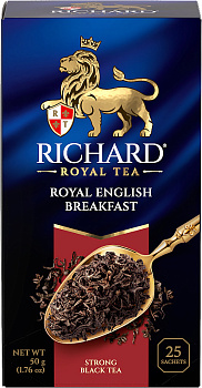 Чай RICHARD Роял Инглиш Брекфаст 50г (25пак*2г)