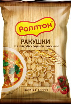 Макаронные изделия РОЛЛТОН Ракушки 400г