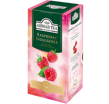 Чай чёрный Ahmad Tea малиновое лакомство 37,5г (25*1,5г)