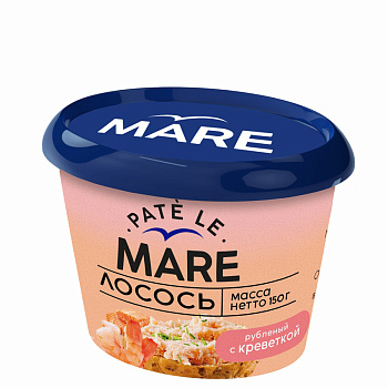 Лосось рубленый Балтийский берег с креветкой 150гр