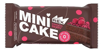 Мини-тортик Protein Rex протеиновый Шоколадно-малиновый 40г