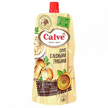 Соус CALVE с лесными грибами 230г д/п