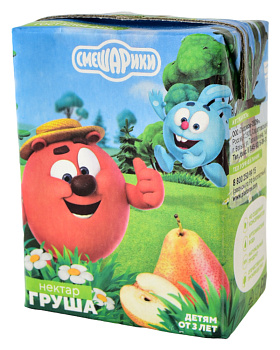 Нектар Смешарики Груша 0,2л т/п