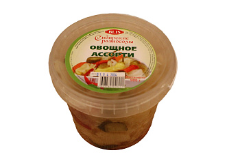 Ассорти Сибирские разносолы овощное 900гр