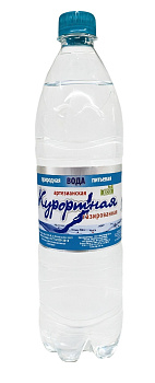 Вода питьевая Курортная артезианская газ 1л п/б