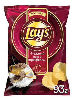 Чипсы LAYS Нежный сыр с трюфелем 105г