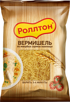 Макаронные изделия РОЛЛТОН Вермишель 400г