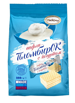 Вафли АККОНД Пломбирок с йогуртом  250г