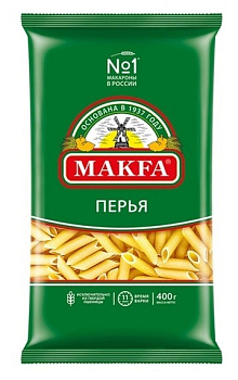 Макаронные изделия МАКФА Перья любительские 400г