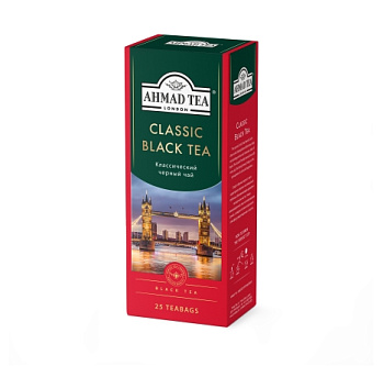 Чай AHMAD TEA Классический черн 50г (25пак*2г)