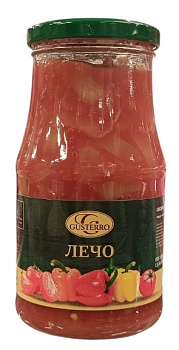 Лечо GUSTERRO 470/520г с/б