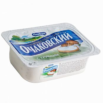 Плавленный продукт с сыром ОЧАКОВСКИЙ алтайский грибы 180г п/б Продукт с ЗМЖ