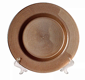 Блюдо Shinning d22.5х2.3см стекло 10795-1902007