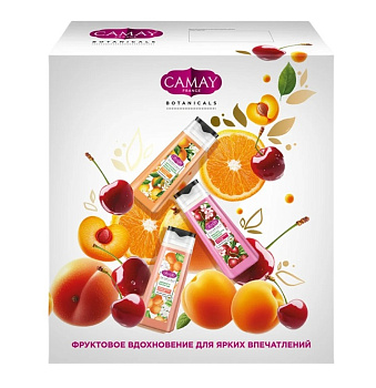 Набор CAMAY ФРУКТОВО-ЦВЕТОЧНЫЙ БУКЕТ 2025 6Х(250+250+250)МЛ  