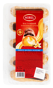 Пирожное MIREL Эклеры с заварным кремом 250г