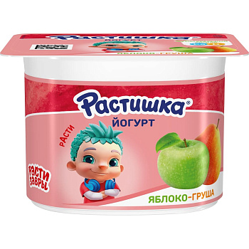 Йогурт РАСТИШКА Груша/яблоко 3% 110г Продукт без ЗМЖ