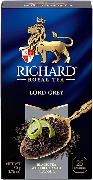 Чай RICHARD Lord Grey 50г (25пак*2г)