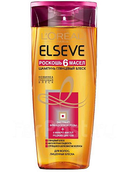 Шампунь ELSEVE Роскошь питания 6 масел 400мл