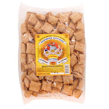 Подушечки хрустящие Из Мурома Молочный каприз на фруктозе 200г 