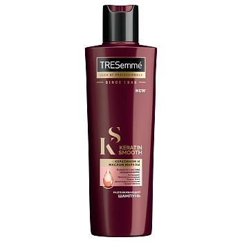 Шампунь Tresemme Keratin Smooth Разглаживающий 400мл