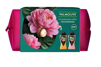 Набор PALMOLIVE п/н Роскошь Масел (гель д/д + гель д/д) в косметичке