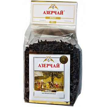Чай АЗЕРЧАЙ Букет 200гр м/у