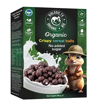 Сухой завтрак BIOLOGIC.TV Хрустящие шарики 200г