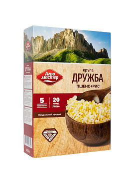 Крупа Агромастер Дружба 400г (5уп*80г)