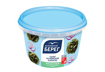 Салат из морской капусты БАЛТИЙСКИЙ БЕРЕГ Витаминный 250г