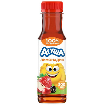 Лимонадик АГУША ЯблКлубАронШип 300мл пэт