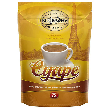 Кофе МКП Суаре растворимый 75г м/у