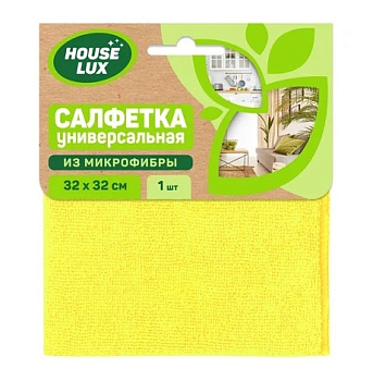 Салфетка House Lux №1 32*32 из МИКРОФИБРЫ NEW  