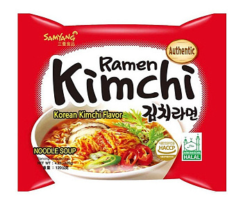 Лапша SAMYANG б/п Кимчи Рамен 120г