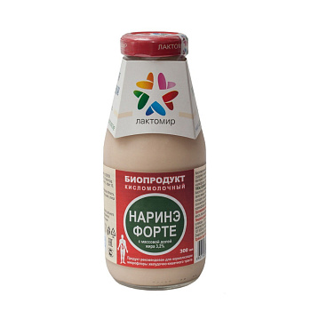 Биопродукт ЛАКТОМИР Кисломолочный Наринэ-форте 300мл