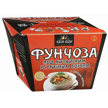 Вермишель СЭН СОЙ Фунчоза под китайским соусом 125г