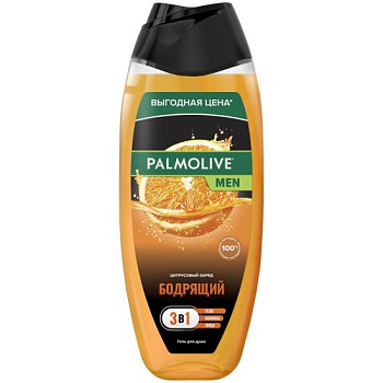 Гель д/душа PALMOLIVE MEN Цитрусовый заряд 500мл