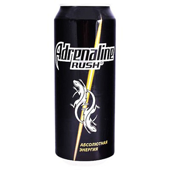 Напиток энергетический ADRENALIN RUSH Апельсин VitPower 0,449л ж/б