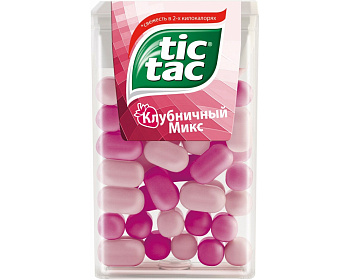 Драже TIK TAK Клубника 16г