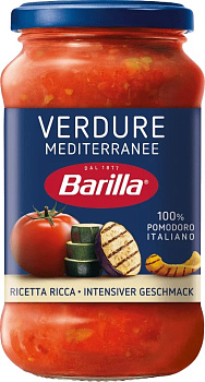 Соус BARILLA Средиземноморские овощи 400г с/б