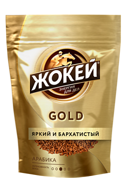 Кофе ЖОКЕЙ Голд 75г.кофе раст.субл.м/у  кф