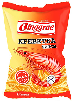Чипсы Бингре креветка 50г 