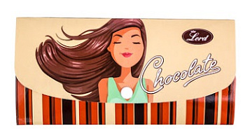 Шоколад ЛОРД в пестрой сумочке 40% 100г