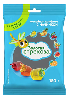 Конфеты ЯШКИНО Золотая стрекоза 180г