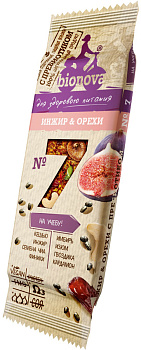 Батончик Фруктово-ореховый Бионова с инжиром и орехами 35г 