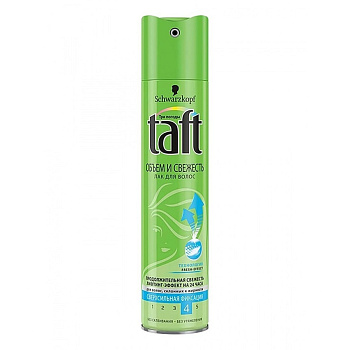 Лак д/волос TAFT Три погоды Объем с/с фикс 225мл