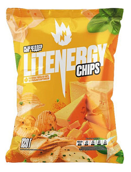 Чипсы LIT ENERGY Сыр Чаддер 120г