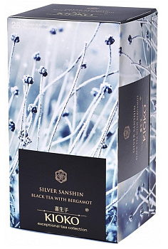 Чай KIOKO SILVER SANSHIN черный с ароматом бергамота  (25*2г) 50г