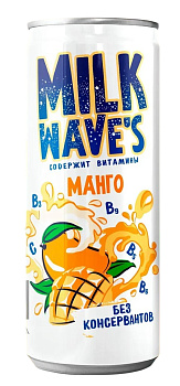 Напиток б/алкогольный Милк Вэйв'с со вкусом манго 0,330л ж/б