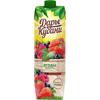 Нектар Дары Кубани Смесь ягод и фруктов 0,95л т/п